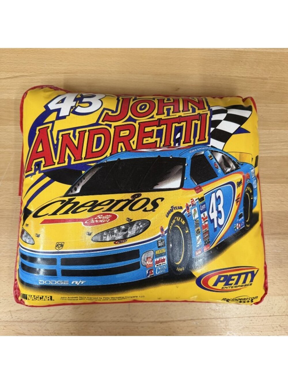 Advanced Vinyl Graphics John Andretti #43 Cheerios Dodge R/T Unisex Seat Cushion
